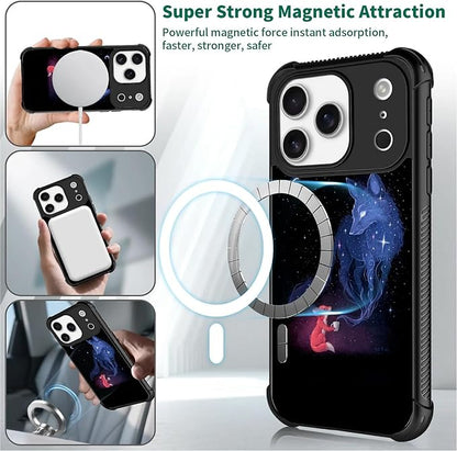 for iPhone 17 Pro Case, for MagSafe Graphic Design for Girl Boy Soft Silicone - Image 2