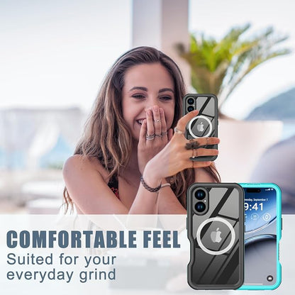 for iPhone 16 Plus Case Waterproof, Full-Body Hard Case Built-in - Image 8