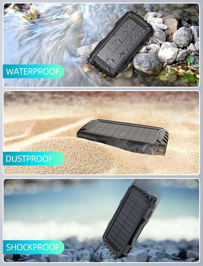 Mregb Solar Charger Power Bank 42800mAh, Portable Charger, Solar Power Bank - Image 5