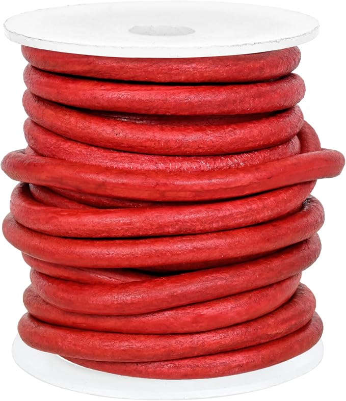 GENIQUE Real/Genuine Round Leather String Cord - Image 3