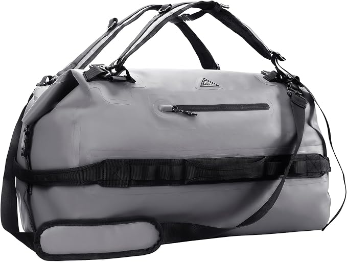 Haimont Large Waterproof Duffel Backpack Roll-Top Heavy Duty Dry Duffle Bag by Haimont