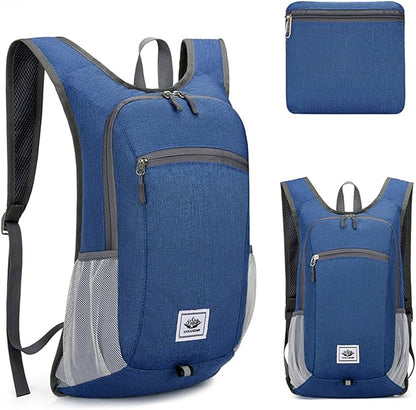 DOJUNS Hiking Backpack 15L Small Travel Backpack Lightweight Foldable Daypack by DOJUNS