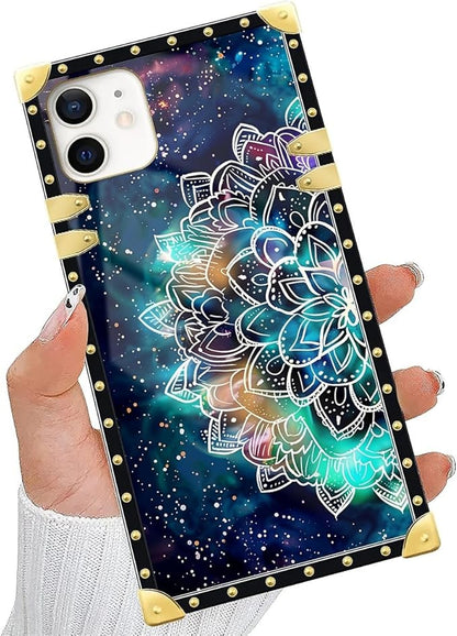 Compatible with iPhone 11 Case, Starry Sky Colourful Mandala Luxury Golden - Image 5