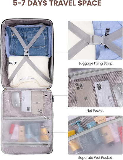 LOVEVOOK 40L Travel Backpack for Women & Men, Airline Approved Carry On Luggage - Image 8