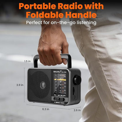 Solar-Powered Portable Radio, AM/FM/SW Radio - Image 2