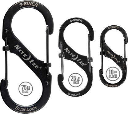 Nite Ize S-Biner SlideLock Stainless Steel Dual Locking Carabiner - Image 6