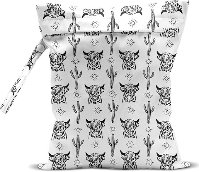 Waterproof Wet Bag for Swimsuit, Travel Beach Wet Dry Bag, Hidden Zipper by zcyxuuw