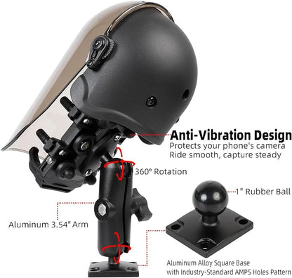 Universal Phone Mount Holder for Boat Motorcycle, - Image 2