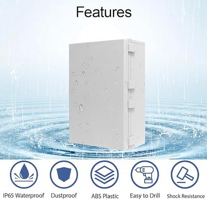 Electrical Box IP65 Waterproof Dustproof ABS Plastic Enclosure, Outdoor and - Image 3