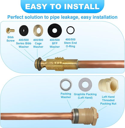 for 630-7755 Wall Hydrant Repair Kit Fit Mansfield Wall Hydrants - Image 5