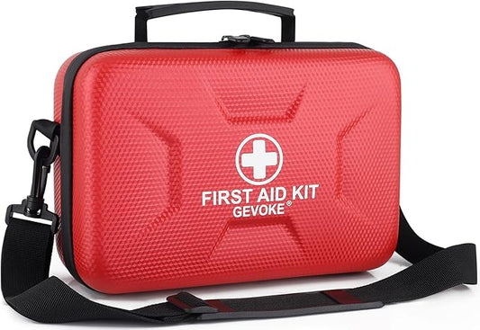 Gevoke 410 Piece Waterproof Hard Shell First Aid Kit by Gevoke