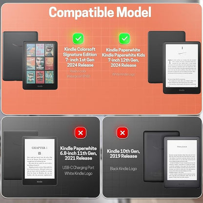 TNP Stand Case for Kindle Paperwhite 12th Generation 2024 / Kindle Colorsoft - Image 2