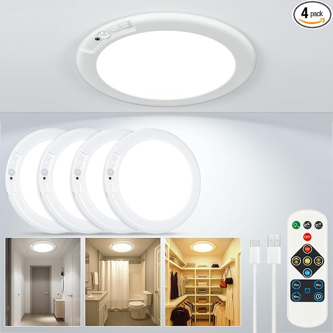 Rechargeable Ceiling Light No Wiring by Rodalims