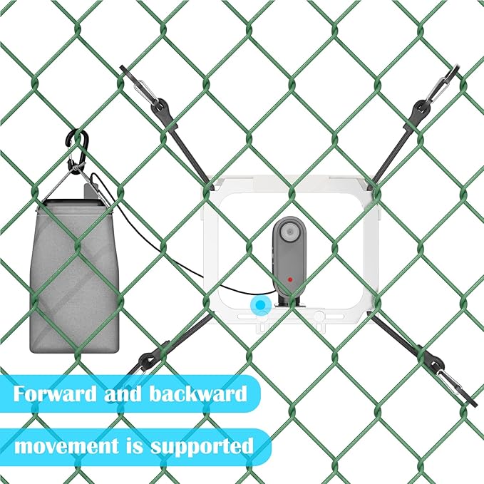 Cell Phone Fence Mount with Shade, Game Recording Mounting Kit Works with - Image 6