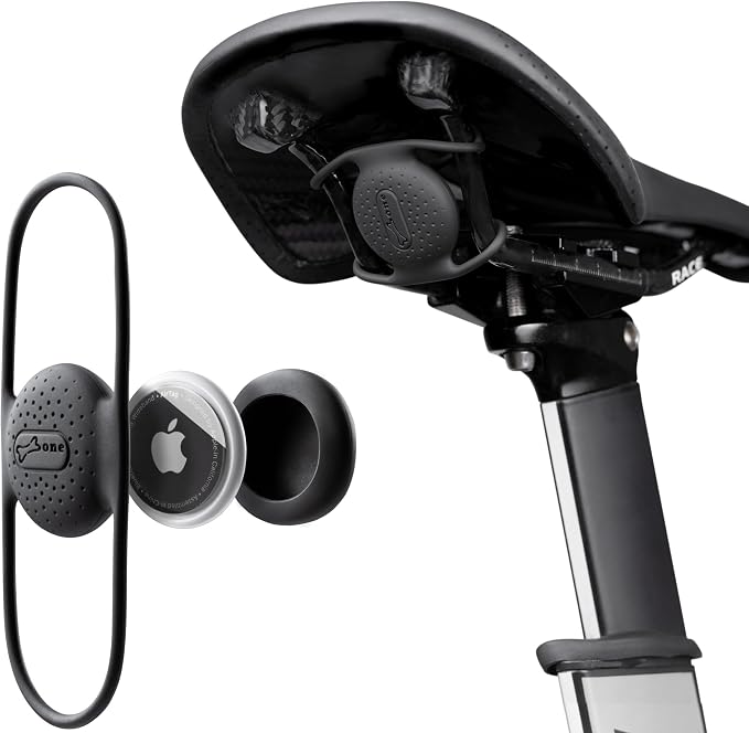 BONE Bike Air Tracker Tag Strap, Hidden Bicycle GPS Tracker Case by Bone