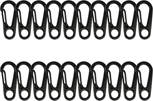 SWATOM Small Mini Carabiner Clip Tiny Spring Snap Hook Keychains Micro by SWATOM