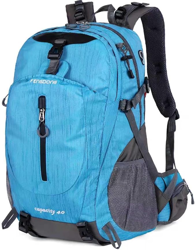 FENGDONG 40L Waterproof Lightweight Hiking, Travel Backpack by FENGDONG