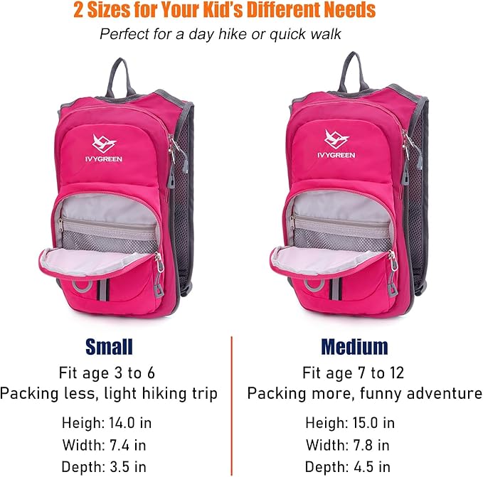 Ivygreen Kids Hydration Backpack, Hiking Backpack - Image 8
