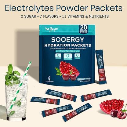 Electrolytes Powder Packets Sugar Free Hydration Packets, Liquid Daily IV - Image 3