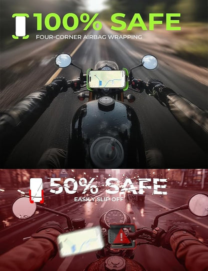LISEN Bike Phone Holder, Motorcycle Phone Mount Ebike Accessories Bicycle - Image 5