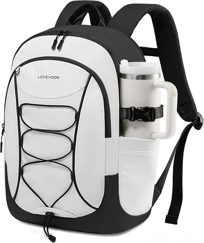LOVEVOOK Mens Backpack with Giant Tumbler Holder Pocket, 15.6 Inch Everyday by LOVEVOOK