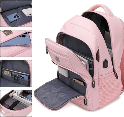 Volher Laptop Backpack, Business Travel Anti Theft Slim Durable Laptops Backpack - Image 2