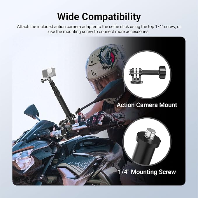 NEEWER Motorcycle Mount Accessories Kit Compatible - Image 3