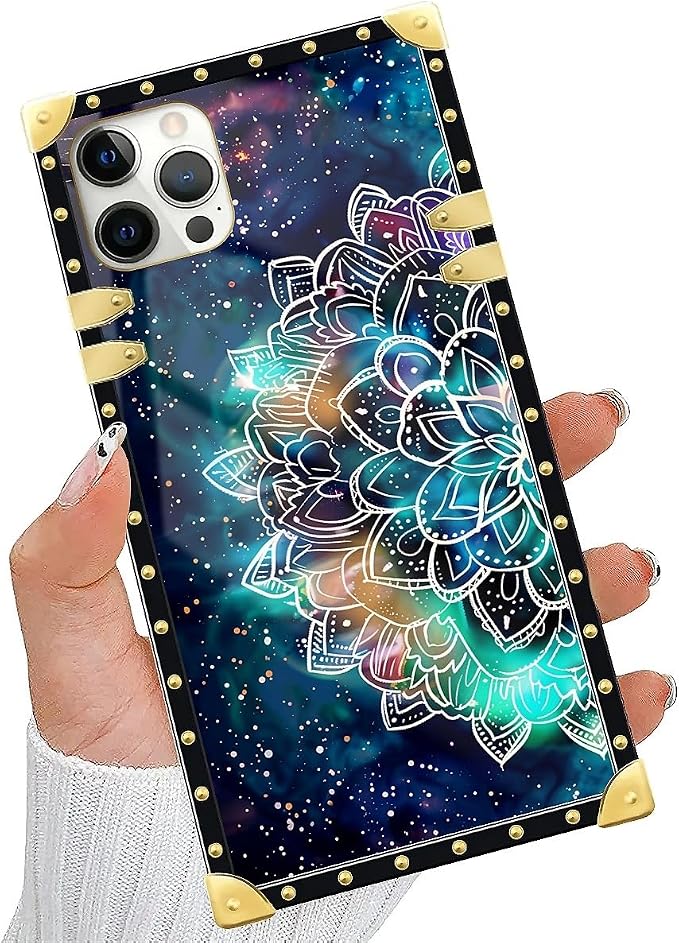 Compatible with iPhone 11 Pro Max Case, Starry Sky Colourful Mandala Luxury - Image 5
