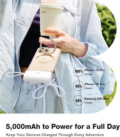 TORRAS iPhone 16 Portable Charger, 5000mAh 22.5W Power Bank - Image 5