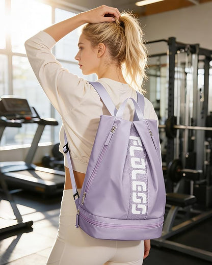 Gym Backpack for Women with Shoe Compartment, Sport Backpack Casual Daypack for - Image 7