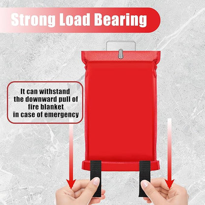 Emergency Fire Blanket Wall Hooks，Waterproof Stainless Steel Adhesive Hooks - Image 3