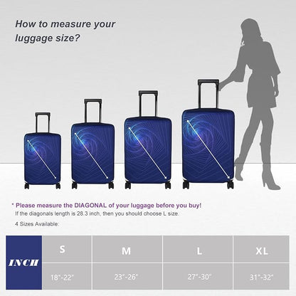 Explore Land Travel Luggage Cover Suitcase Protector Fits 23-26 Inch Case - Image 7