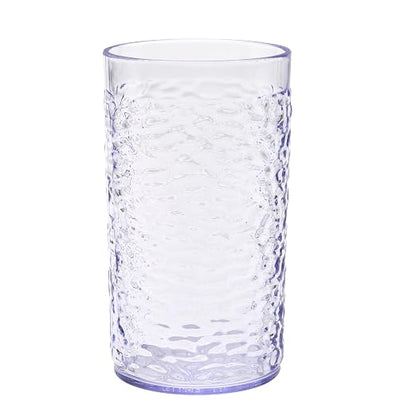 G.E.T. 3316-CL-EC Heavy-Duty Shatterproof Plastic Pebbled Tumbler, 16 Ounce - Image 2