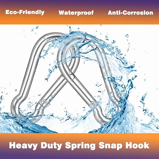20PCS M4 Heavy Duty Carabiner Clip, 1.57Inch Snap Hook Quick Link Small - Image 5