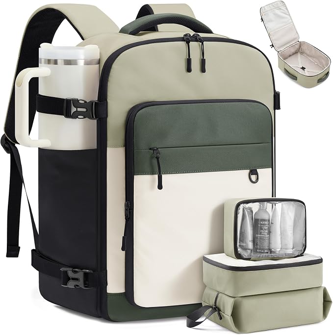 LOVEVOOK Travel Backpack for Women & Men, 50L Large Airline Approved Carry on by LOVEVOOK