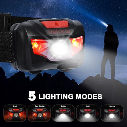 Vekkia LED Headlamp Rechargeable - Image 2
