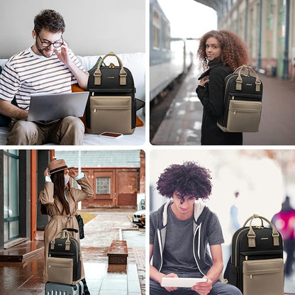 LOVEVOOK Laptop Backpack for Women Men 15.6 Inch Laptop Bag - Image 6