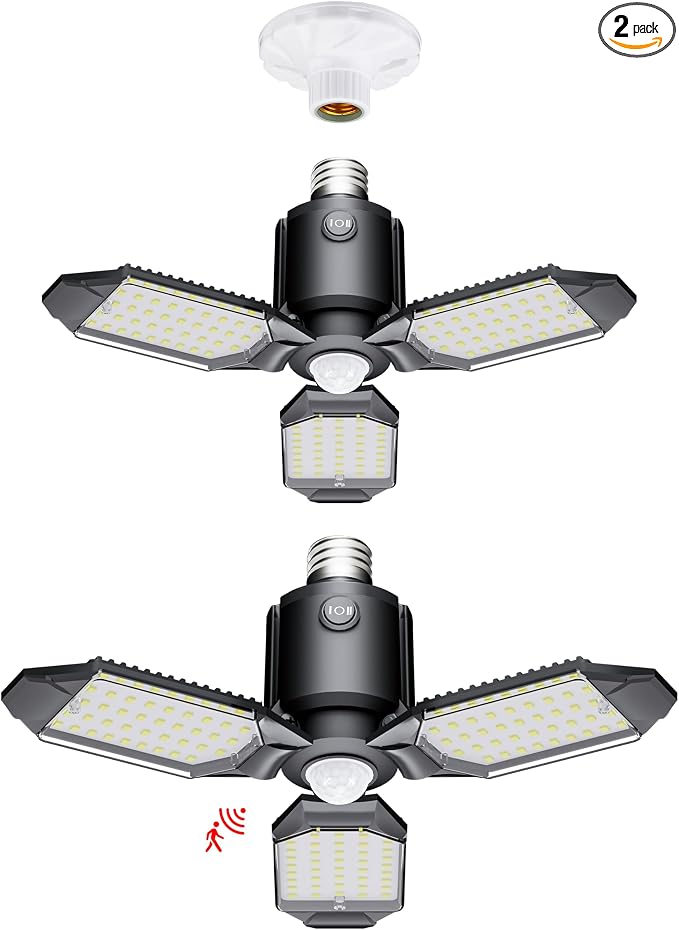 Motion Sensor Garage Light, 80W Garage Lights Ceiling Led Motion Activated by Craftersmark