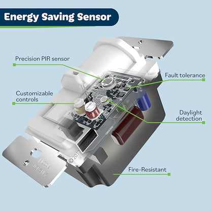 TOPGREENER in-Wall PIR Motion Sensor Light Switch, Motion Sensor Switch - Image 4
