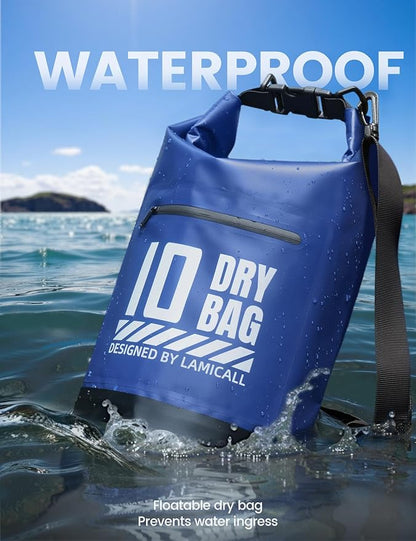 Lamicall Small Dry Bag, Waterproof Bag - 5L/10L/20L/30L/40L Water Proof Bag - Image 3