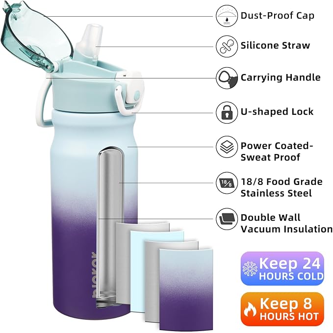 BJPKPK 18oz Insulated Water Bottle - Image 2