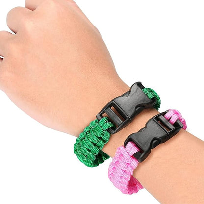 Sportmusies Paracord Wristband for Outdoor Sport Tactical Survival Parachute - Image 2