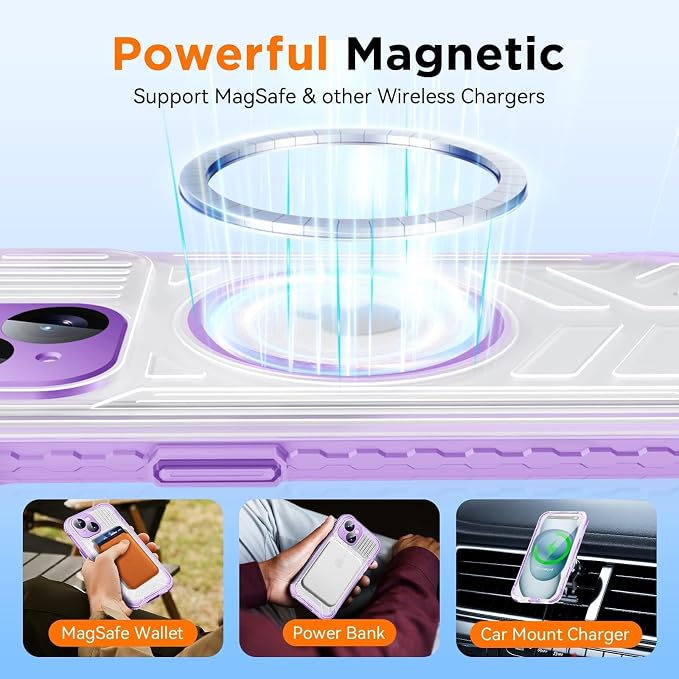 WIFORT for iPhone 15 Waterproof Case, 360 Full Body Sealed Protection Cover - Image 4