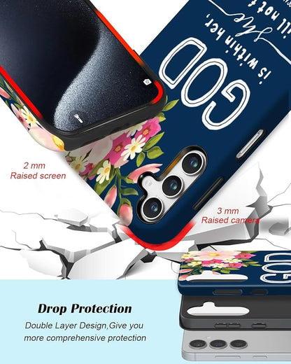 Compatible for Samsung Galaxy S26 Plus 5G Case, Dual Layer Heavy Duty 2 in 1 - Image 3