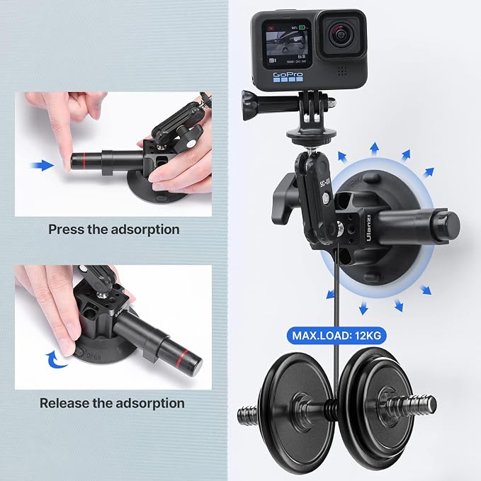 Ulanzi SC-01 Heavy-Duty Suction Cup Mount - Image 4