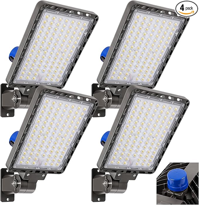 240W LED Parking Lot Light, 36000LM 5000K Adjustable Wall Mount Security Flood by BIRITALO