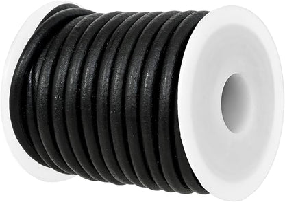 GENIQUE Real/Genuine Round Leather String Cord by GENIQUE