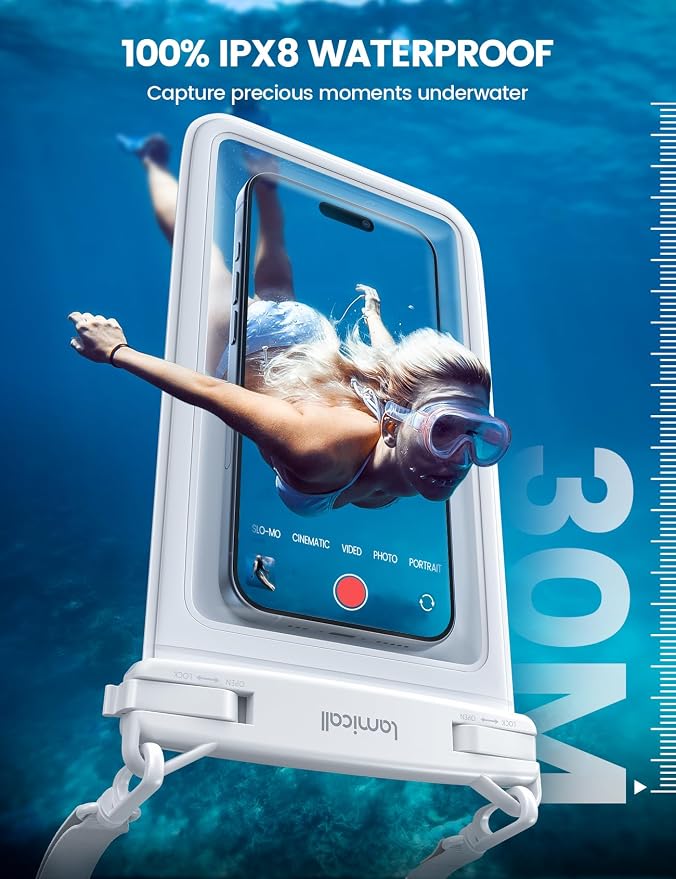 Lamicall Double Bag Waterproof Phone Pouch - Image 3