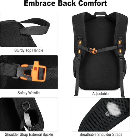 Nerlion Lightweight Foldable 35L Hiking Backpack Travel Backpack - Image 4