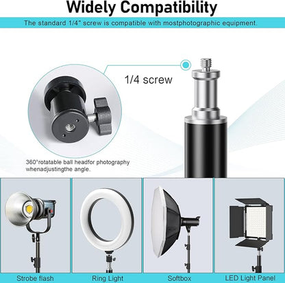 Photography Light Stand, Wedding Outdoor Video Shooting （2 Pack） - Image 5